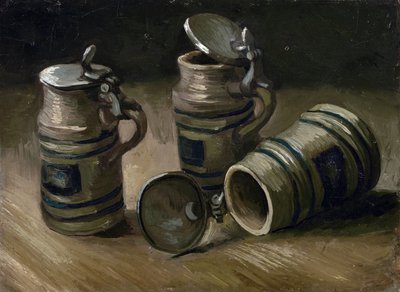 Beer Tankards by Vincent van Gogh