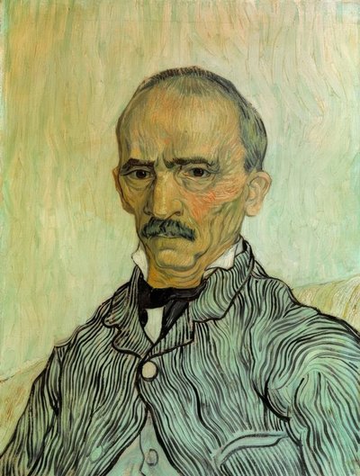 Portrait of the Chief Overseer Trabuc in Saint-Paul Hospital by Vincent van Gogh