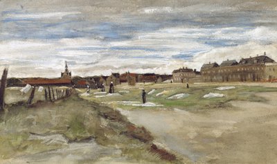 Bleachery at Scheveningen (recto); Woman from Scheveningen (verso) by Vincent van Gogh