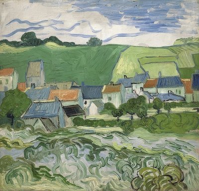 View of Auvers. Auvers-sur-Oise, May - June 1890 by Vincent van Gogh