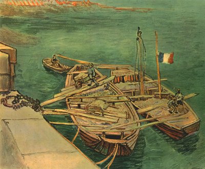 Boats on the Rhône, August 1888, 1947 by Vincent van Gogh