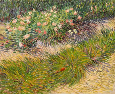 Corner of the Garden with Butterflies by Vincent van Gogh