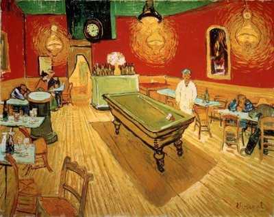 The Night Café on the Place Lamartine in Arles by Vincent van Gogh