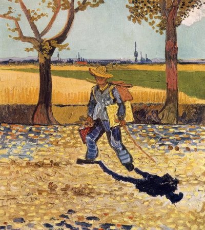 The Painter on the Way to Work by Vincent van Gogh