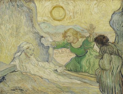 The Raising of Lazarus (after Rembrandt). Saint-Rémy-de-Provence, May 1890 by Vincent van Gogh