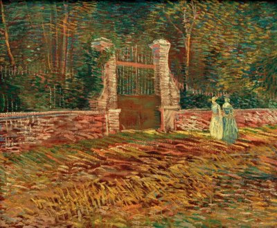 Entrance to Voyer d’Argenson Park in Asnières by Vincent van Gogh