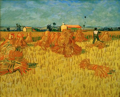 Harvest in Provence by Vincent van Gogh