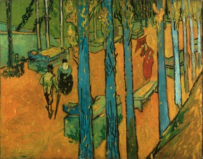 Falling Autumn Leaves by Vincent van Gogh
