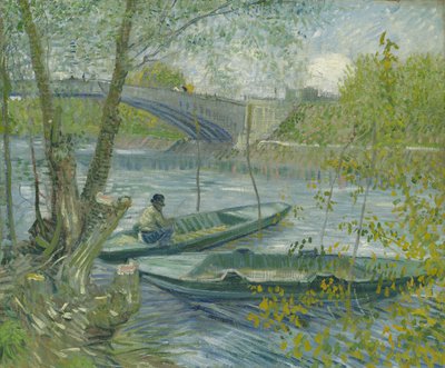 Fishing in Spring, the Pont de Clichy by Vincent van Gogh