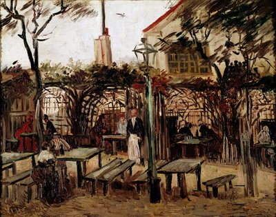 Guinguette in Montmartre: The Wooden Billiard Table Became La Bonne Franquette by Vincent van Gogh