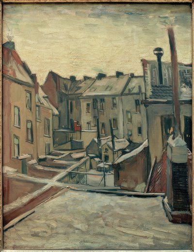 Backyards in Antwerp by Vincent van Gogh