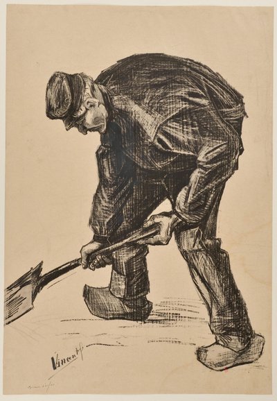 Man Digging by Vincent van Gogh