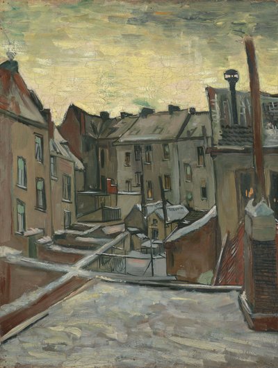 Houses Seen from the Back by Vincent van Gogh