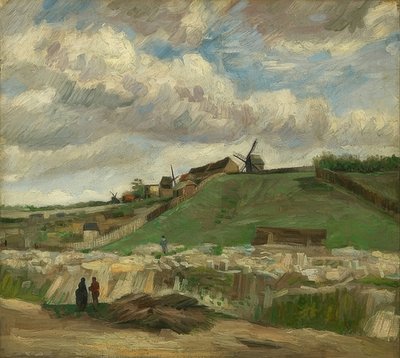 Hill of Montmartre with Quarry, Paris by Vincent van Gogh