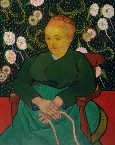La Berceuse Woman Rocking a Cradle, Augustine-Alix Pellicot Roulin by Vincent van Gogh