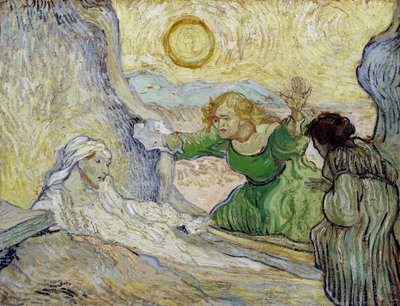The Raising of Lazarus (after Rembrandt) by Vincent van Gogh