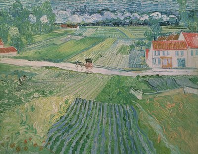 Landscape at Auvers after Rain by Vincent van Gogh