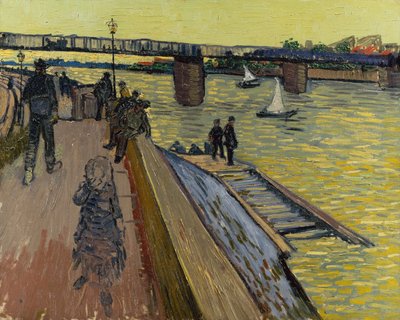 The Bridge of Trinquetaille in Arles by Vincent van Gogh