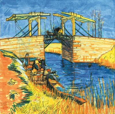 The Langlois Bridge at Arles by Vincent van Gogh