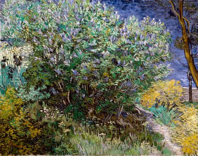 The Lilac Bush by Vincent van Gogh