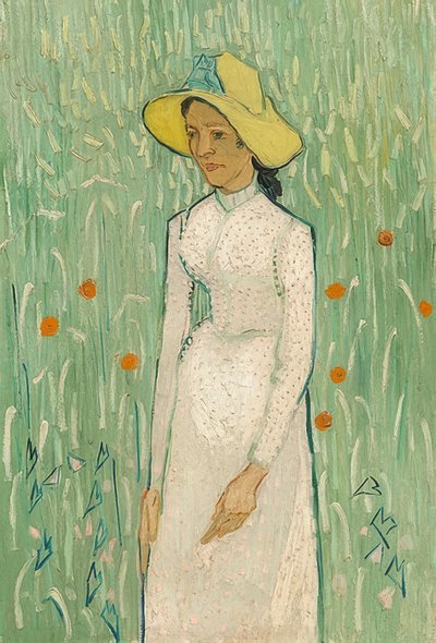 Girl in White. 1890 by Vincent van Gogh