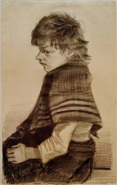 Girl with Shawl by Vincent van Gogh