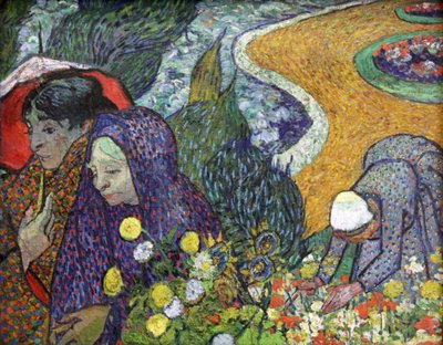Memory of the Garden at Etten Ladies of Arles by Vincent van Gogh