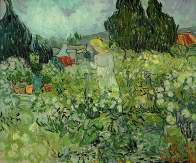 Mlle. Gachet in Her Garden at Auvers-sur-Oise by Vincent van Gogh