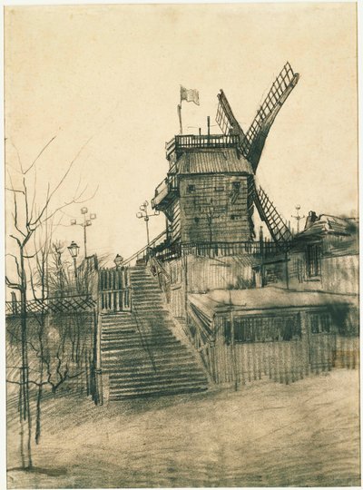Moulin de la Galette by Vincent van Gogh