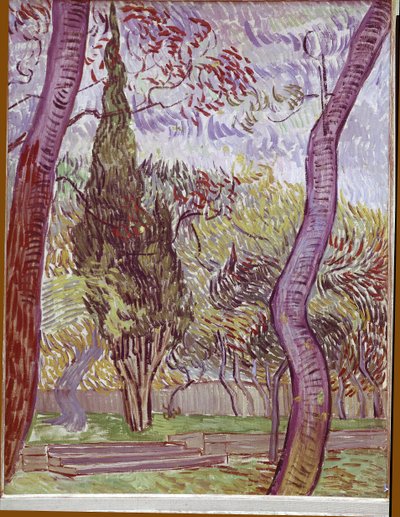 Park of the Saint-Paul Hospital in Saint-Remy-de-Provence by Vincent van Gogh
