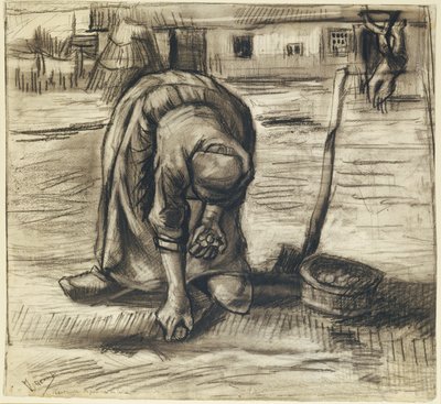 Potato Planter by Vincent van Gogh