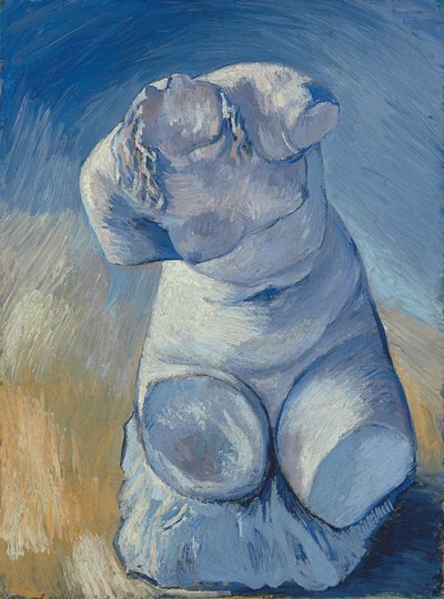 Plaster Statuette: Female Torso, Front View by Vincent van Gogh