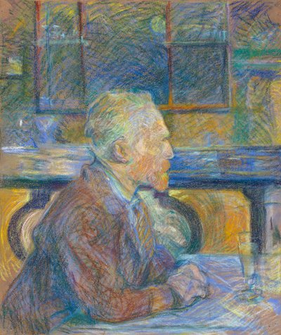 Portrait of Vincent van Gogh by Henri de Toulouse-Lautrec by Vincent van Gogh