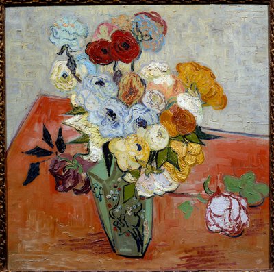 Roses and Anemones by Vincent van Gogh