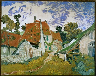 Street in Auvers by Vincent van Gogh