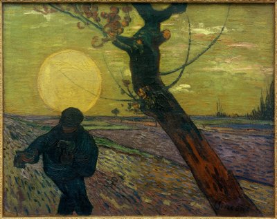 Sower at Sunset by Vincent van Gogh