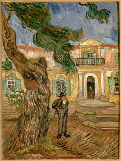 Saint Paul Hospital in Saint Remy de Provence by Vincent van Gogh