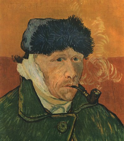 Self-Portrait with Bandaged Ear and Pipe, February 1889 by Vincent van Gogh
