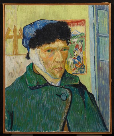 Self Portrait with Bandaged Ear by Vincent van Gogh