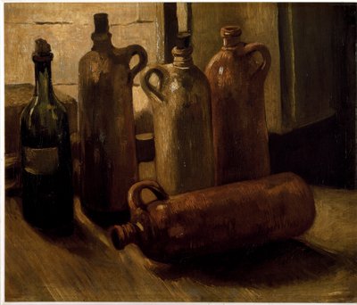 Still Life. Bottles by Vincent van Gogh