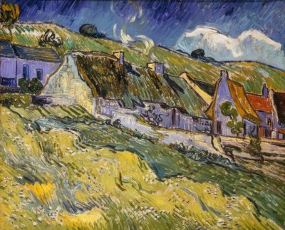 Thatched Houses by Vincent van Gogh