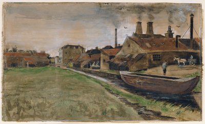 The Iron Mill in The Hague by Vincent van Gogh