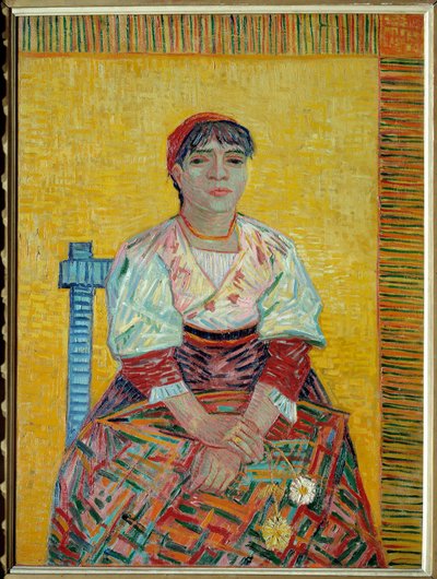 The Italian or Portrait of Agostina Segatori by Vincent van Gogh