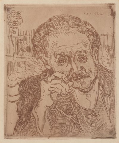 The Man with the Pipe: Portrait of Doctor Gachet by Vincent van Gogh