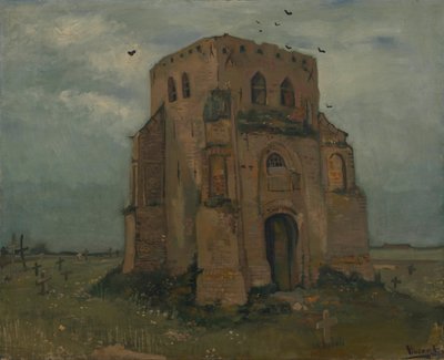 The Old Church Tower at Nuenen (The Peasants