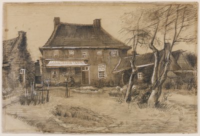 The Vicarage at Neunen: Seen from the Back, with the Artist