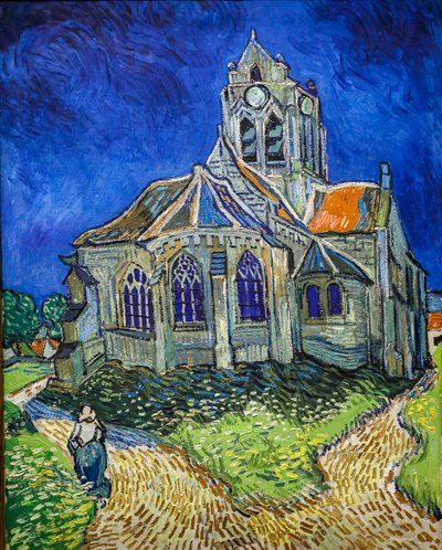 The Church in Auvers-Sur-Oise, View from the Chevet by Vincent van Gogh