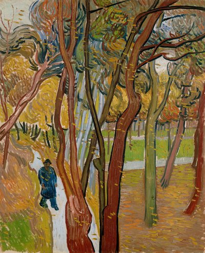 The garden of Saint Pauls Hospital The fall of the leaves by Vincent van Gogh