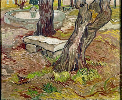 The Park of the Saint Paul Asylum in Saint-Remy by Vincent van Gogh
