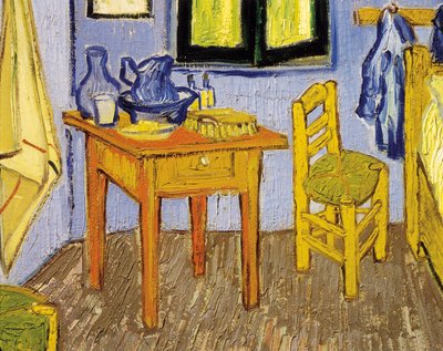 The Room of Vincent Van Gogh in Arles (detail) by Vincent van Gogh